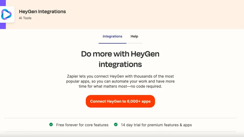 HeyGen's Zapier integration